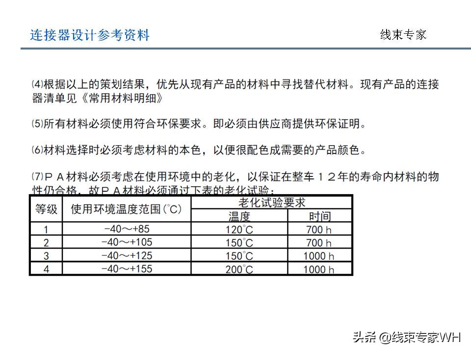 连接器设计规范