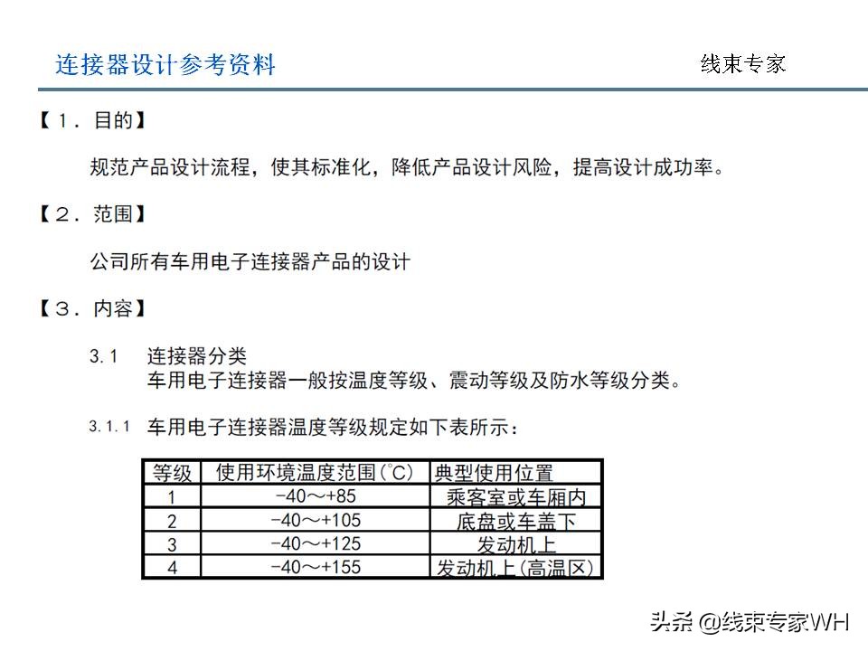 连接器设计规范